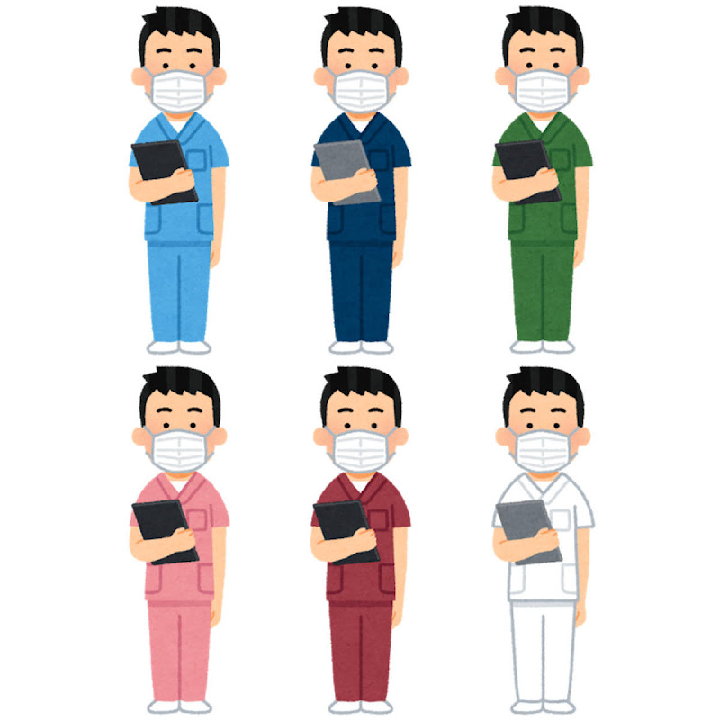 様々な医療スタッフのイラスト